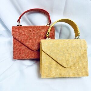 Linen Satchel Crossbody